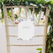 "Sweeping Vine" - Small Signs in Periwinkle by Itsy Belle Studio - In Use