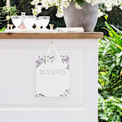 "Sweeping Vine" - Small Signs in Periwinkle by Itsy Belle Studio - In Use