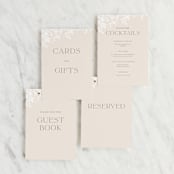 "Everly" - Small Signs in Latte by Kristie Kern - Text Layout Options for Small Signs