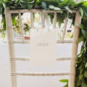"Everly" - Small Signs in Latte by Kristie Kern - In Use