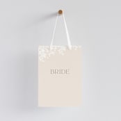"Everly" - Small Signs in Latte by Kristie Kern - With Hanging Ribbon (sold separately)