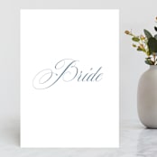 "Empire" - Small Signs in Dusty Blue by Jennifer Postorino - Front