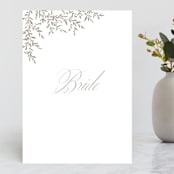 "Romantic Wreath" - Small Signs in Chantilly by Wildfield Paper Co - Front