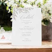 "Romantic Wreath" - Small Signs in Chantilly by Wildfield Paper Co - In Use