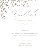 "Romantic Wreath" - Small Signs in Chantilly by Wildfield Paper Co - Close Up