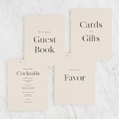 "Little party big love" - Small Signs in Noir by Jessica Corliss - Text Layout Options for Small Signs