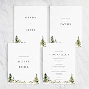 "Great Outdoors" - Small Signs in Forest by Petra Kern - Text Layout Options for Small Signs