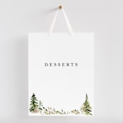 "Great Outdoors" - Small Signs in Forest by Petra Kern - With Hanging Ribbon (sold separately)