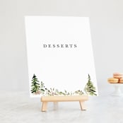 "Great Outdoors" - Small Signs in Forest by Petra Kern - On Small Tabletop Easel (sold separately)