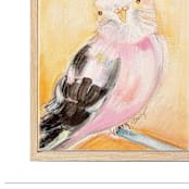 "Painted Pet Bird Portrait, 11x14x1.5", custom portrait" - Commissioned Original Painting in multicolorassorted-colors by AlisonJerry