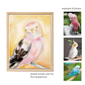 "Painted Pet Bird Portrait, 11x14x1.5", custom portrait" - Commissioned Original Painting in multicolorassorted-colors by AlisonJerry