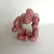 "Pink life stage" - Commissioned Original Sculpture in pink by Nina Leth