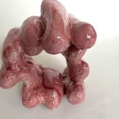 "Pink life stage" - Commissioned Original Sculpture in pink by Nina Leth