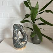"Spot dot" - Commissioned Original Sculpture in green by Nina Leth