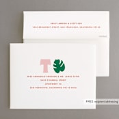 "Tropic Hot" - Bachelorette Party Thank You Cards in Tropical by Baumbirdy - FREE Recipient Addressing