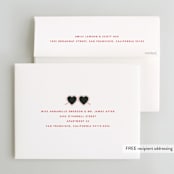 "Bachelorette Sunnies" - Bachelorette Party Thank You Cards in Rose by Hudson meet Rose - FREE Recipient Addressing