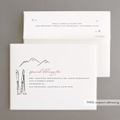 "Last Ride" - Bachelorette Party Thank You Cards in Lodge by Jenna Holcomb - FREE Recipient Addressing