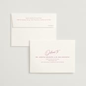 "Pink" - Bachelorette Party Thank You Cards in Rouge by chocomocacino - FREE Recipient Addressing