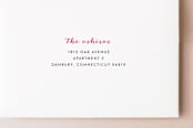 "Beginning" - Engagement Party Thank You Cards in Blush by Susan Brown - FREE Recipient Addressing