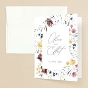 "Romance" - Engagement Party Thank You Cards in Mimosa by Nicoletta Savod - Front