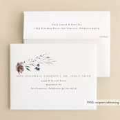 "Romance" - Engagement Party Thank You Cards in Mimosa by Nicoletta Savod - FREE Recipient Addressing