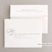 "gelt" - Engagement Party Thank You Cards in Cocoa by chocomocacino - FREE Recipient Addressing