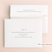 "Beloved" - Engagement Party Thank You Cards in Ink by Nicoletta Savod - FREE Recipient Addressing
