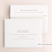 "nocturne" - Engagement Party Thank You Cards in Tan by chocomocacino - FREE Recipient Addressing
