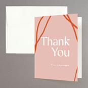 "Cantina" - Engagement Party Thank You Cards in Fiesta by Corinne Malesic - Front