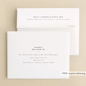 "macine" - Engagement Party Thank You Cards in Steel by chocomocacino - FREE Recipient Addressing