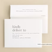 "Modern Editorial" - Engagement Party Thank You Cards in Ink by Ana de Sousa - FREE Recipient Addressing