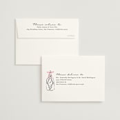 "Sparkling Champagne Tower" - Engagement Party Thank You Cards in Petal by Jackie Crawford - FREE Recipient Addressing