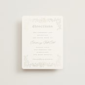"Clarity" - Gloss-Press® Direction Cards in Cloud by Ana Sharpe - Front