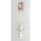 "totem3" - Hanging Mobile in white by tina johnson