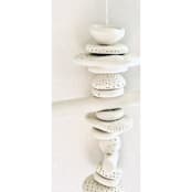 "totem3" - Hanging Mobile in white by tina johnson