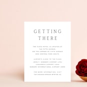 "Svelte" - Direction Cards in Ivory by Erin Hodges - Front