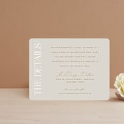 "oval" - Direction Cards in Natural by Leah Bisch - Front