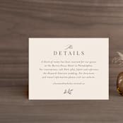 "Leafy Branch" - Direction Cards in Latte by Katherine Moynagh - Front