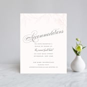 "Flora" - Direction Cards in Blush by Nicoletta Savod - Front