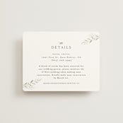 "Sweeping" - Direction Cards in Linen by Carolyn Nicks - Front