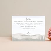 "muted mountains" - Direction Cards in Splendid Day by Deborah Chou - Front