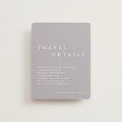 "The Minimalist" - Direction Cards in Air by lulu and isabelle - Front
