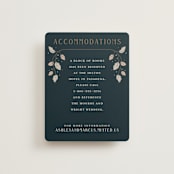 "Deco Garden" - Direction Cards in Dusk by GeekInk Design - Front