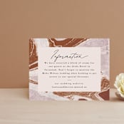 "Jasper" - Direction Cards in Sandstone by Everett Paper Goods - Front