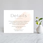 "Lithe" - Direction Cards in Blush by Kristie Kern - Front