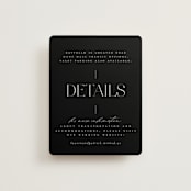 "Modern Type" - Direction Cards in Moon by Heather Cairl - Front