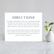 "window pane check" - Direction Cards in Navy by Kerry Doyle - Front