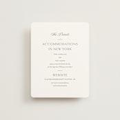 "Boulevard" - Direction Cards in Moss by Megan Davis - Front