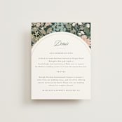 "Garden at Blue Hill" - Direction Cards in Meadow by Jennifer Wick - Front