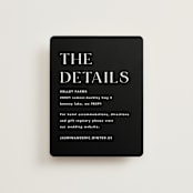 "dance moves" - Direction Cards in Tuxedo by Angela Garrick - Front
